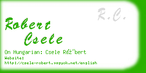 robert csele business card